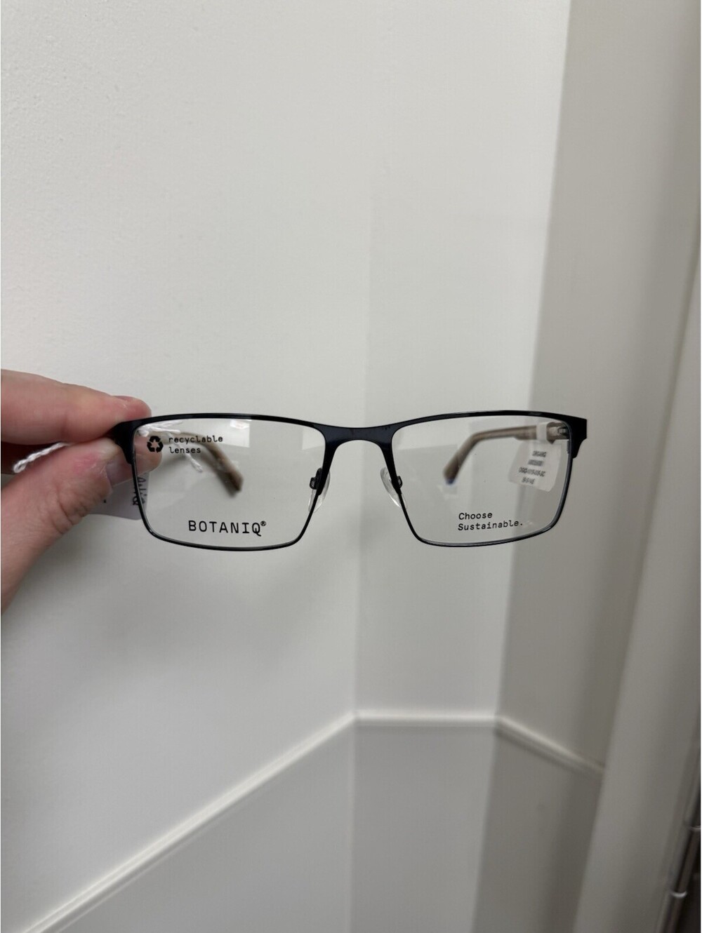 Organiq Eyeglasses Brown Woodgrain OGO-1018-006-SC 56-18-145mm